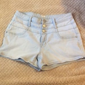 High waisted shorts